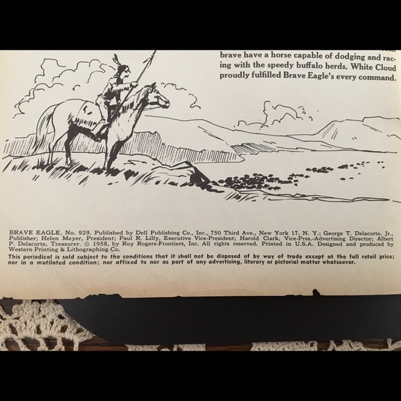 Vintage Brave Eagle Comic Book - Picture 4 of 7